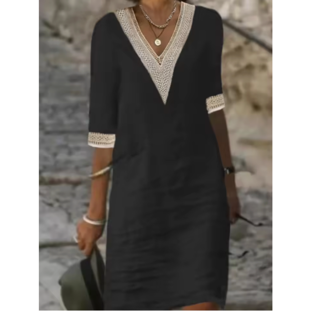 Evelyn – Breathable Embroidered Dress