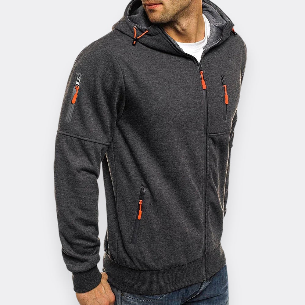 Matthias | Relaxed Zip-Up Hoodie