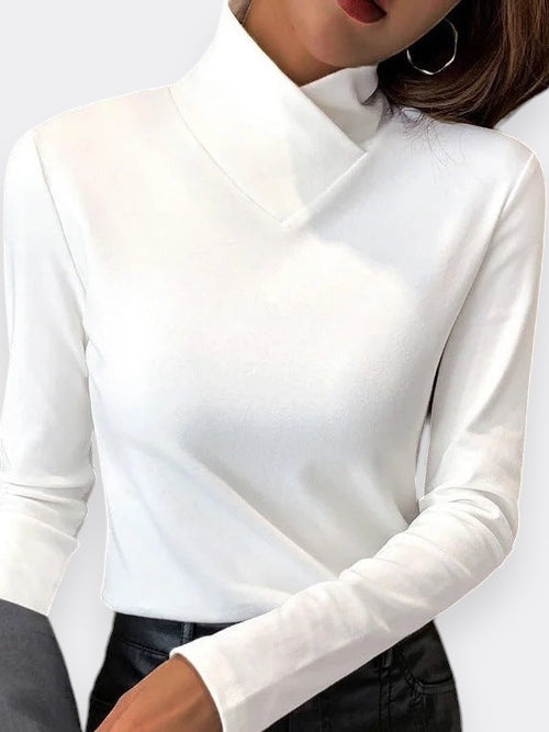 Sophia | Elegant Turtleneck With High Collar